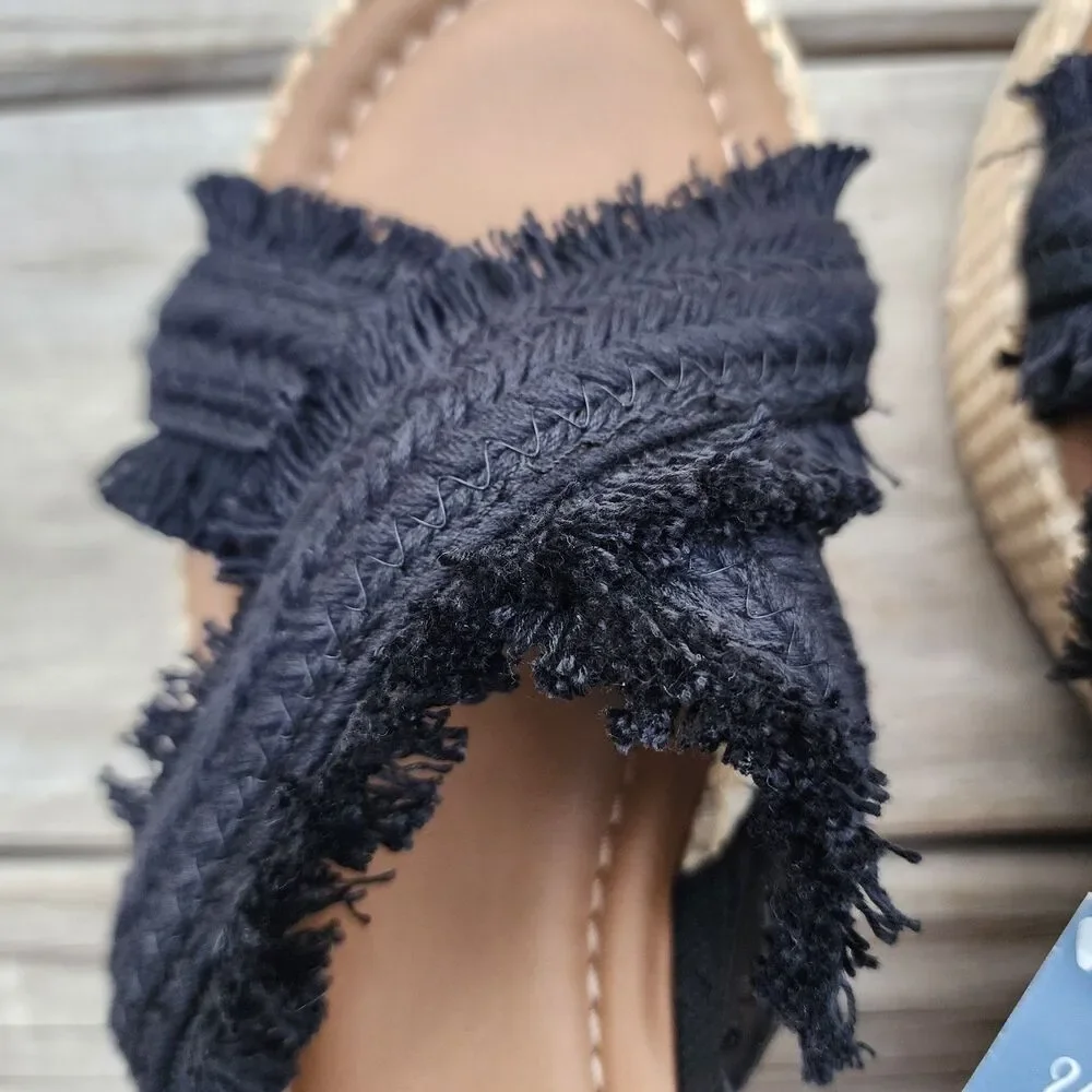 Universal Thread Shoes Womens Size 8.5 Sally Espadrille Slip On Memory Foam Comf